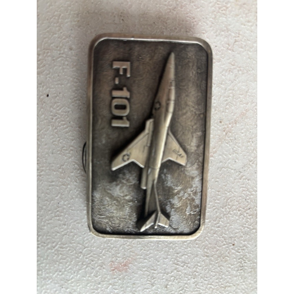 F-101 Voodoo Jet Belt Buckle‎ 1980 Vintage The Buckle Connection Military
